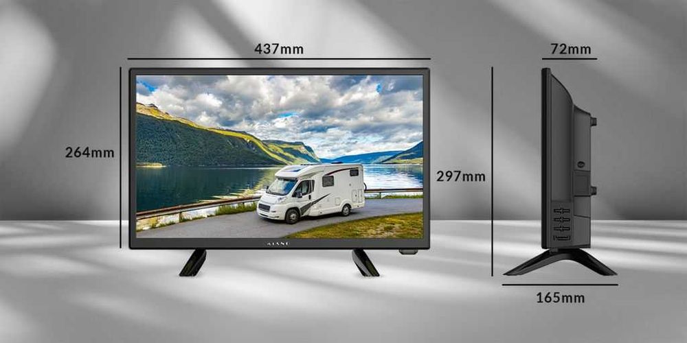 Telewizor Kiano Slim TV 19 Travel LED HD Ready 60Hz DVB-T2 do ZK
