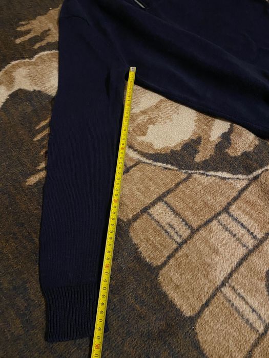 Sweter granatowy z suwakiem S, nowy z metką