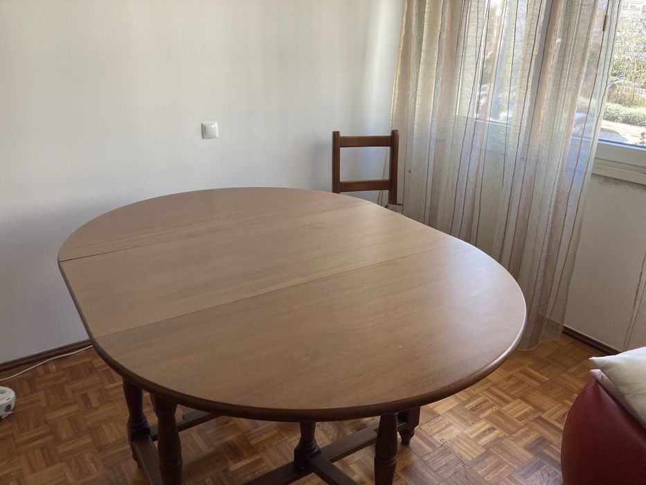 Conjunto sala de jantar linha classica em cerejeira maciça