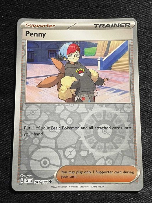 Carta Pokémon Penny 183/198 Scarlet & Violet