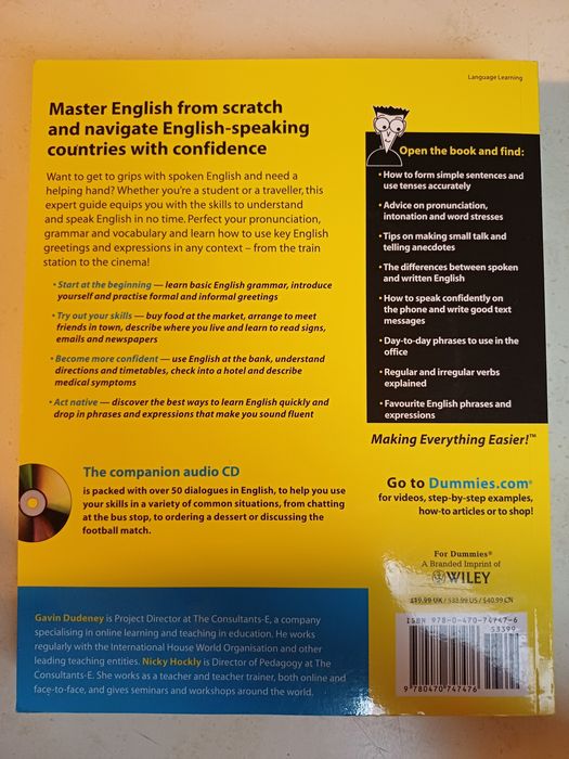 Learning English as a Foreign Language for dummies