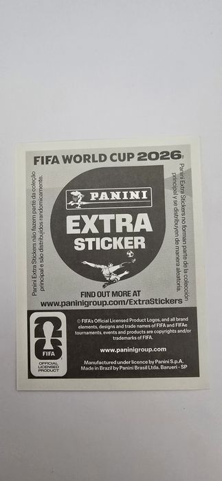 Lionel Messi Bronze Extra Sticker Panini Mundial 2026