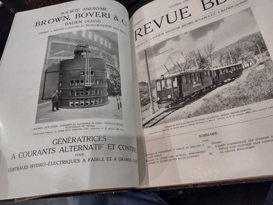 BBC Comboios e outros, Boveri & Cie A. Baden 1924