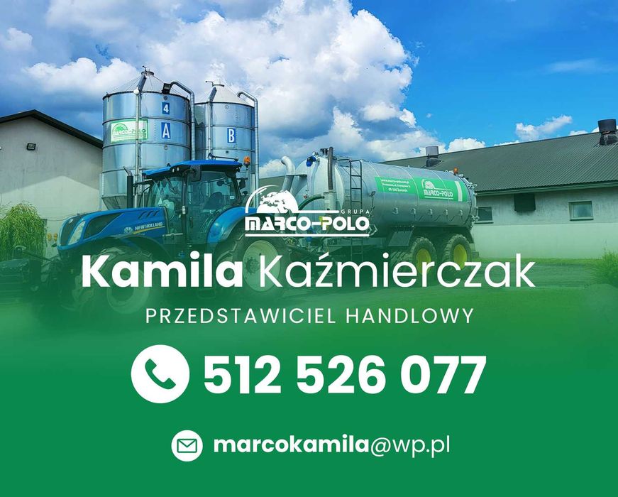 Silos 20 ton 25t 30t 36t 40t Marco-Polo zbiornik NOWY 2025