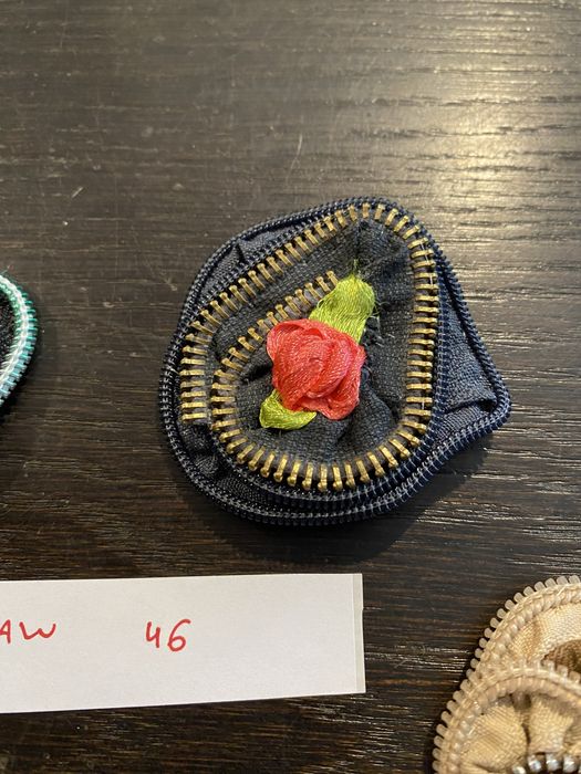 Broszki handmade z suwaków unikat zestaw 46