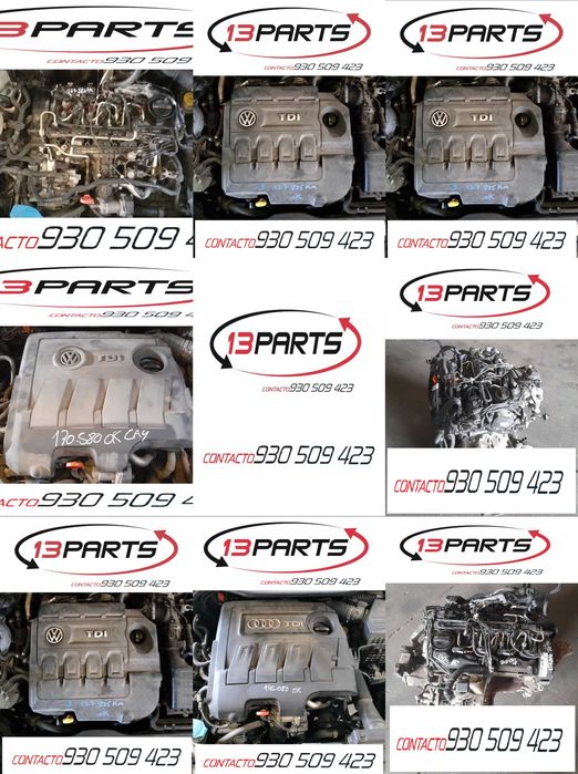 Diversos Motores VW Seat Audi Skoda VAG 1.6 TDi CAYA CAYB CAYC CAYD