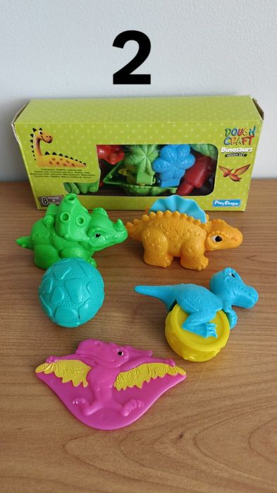 Play Doh dinozaury