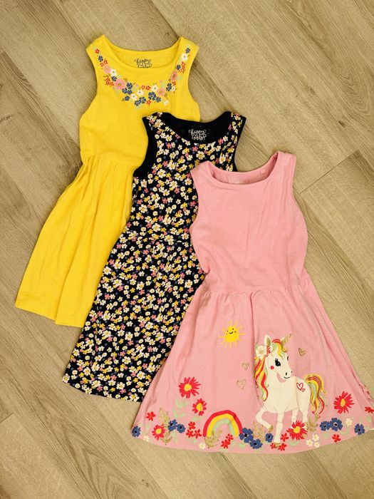 Набір дитячих літніх сарафанів 3 шт для дівчинки C&A