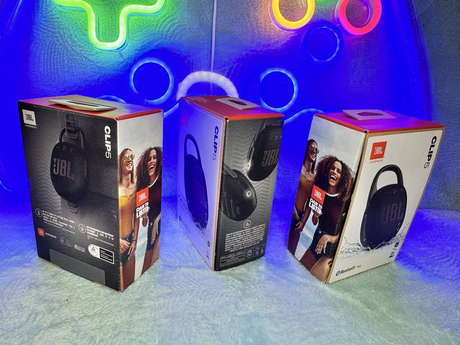 Портативна Bluetooth колонка JBL Clip 5 — Нова