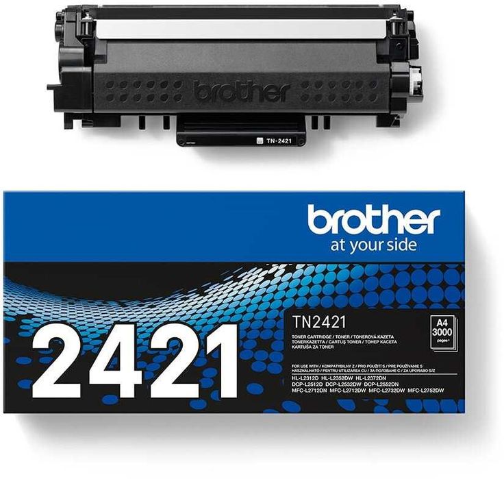 Nowy oryginalny Toner BROTHER TN2421 Czarny