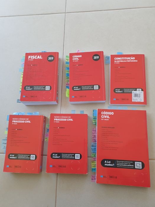 Livros direito  - colecção legislação