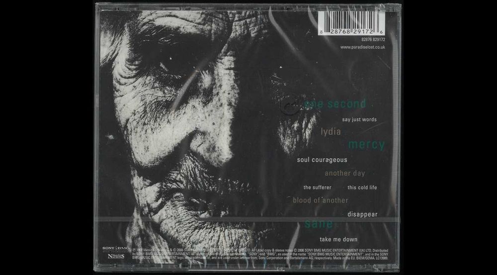 Paradise Lost – "One Second". Płyta CD. Nowa. W folii.