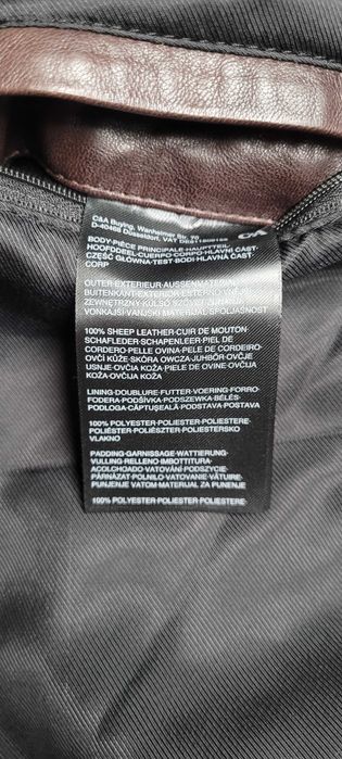 Skórzana kurtka męska rozmiar M, -50% z metki!