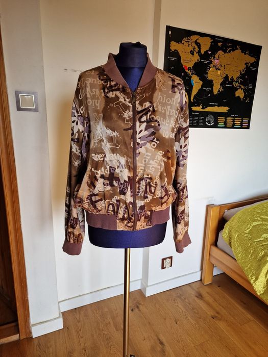 Kurtka bomberka 100% jedwab