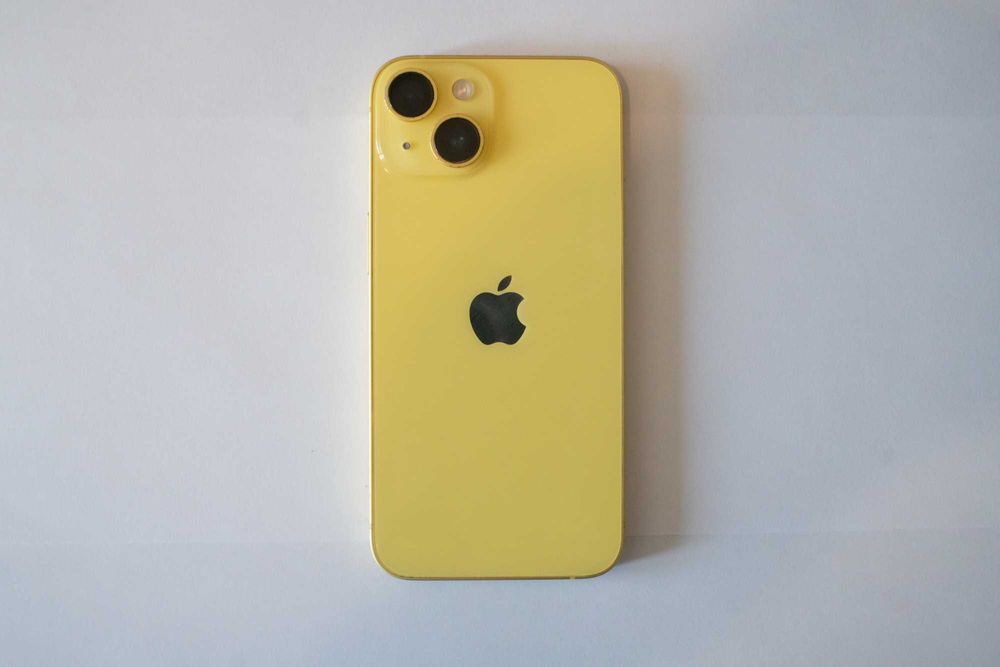 iPhone 14 128 GB Żółty (Yellow) + 2 ETUI | 100% kondycji baterii