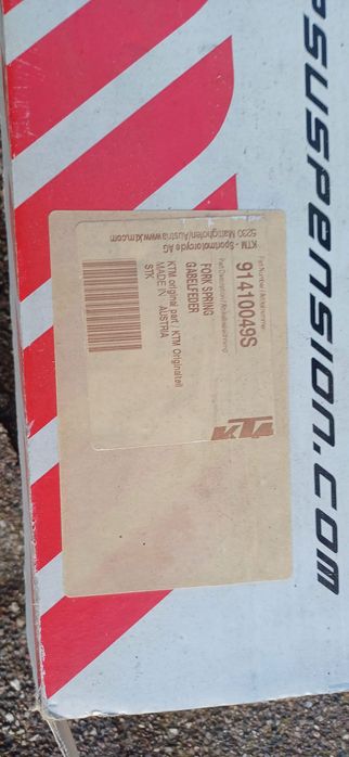 Ktm exc 300 zestaw sprezyn obnizajacych zawieszenie przod