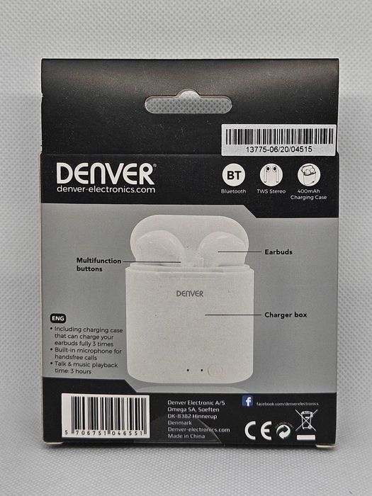 Auriculares sem fios Denver TWE-36MK3