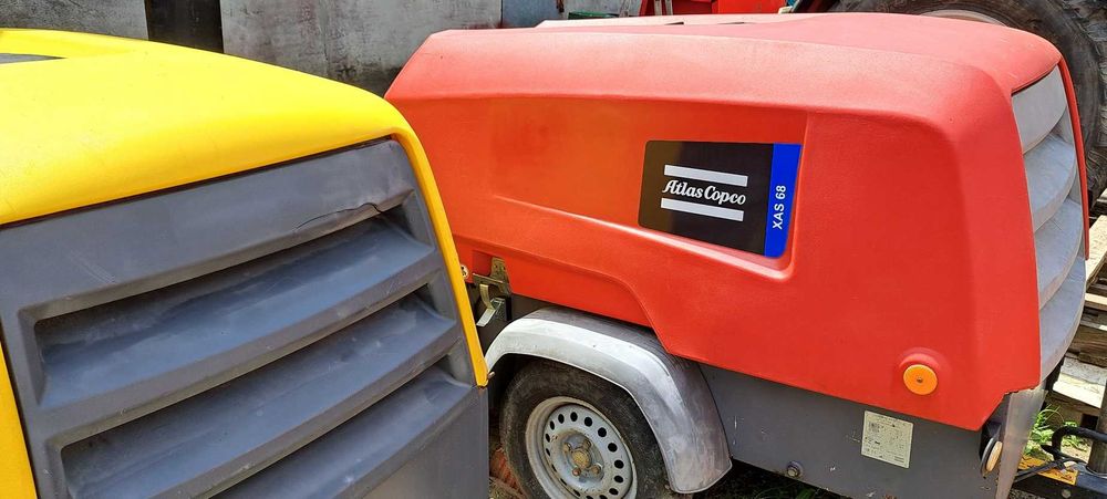 Sprężarka kompresor Atlas Copco XAS 68 17r. zarejestrowany PL