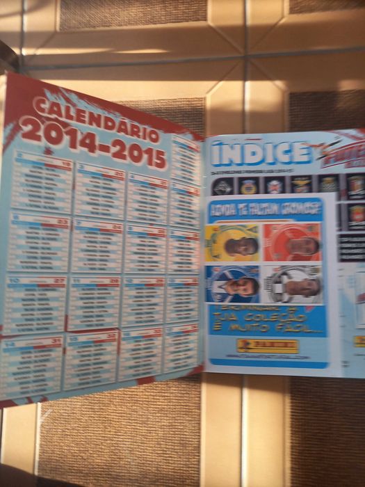 Caderneta vazia Futebol 2014/2015