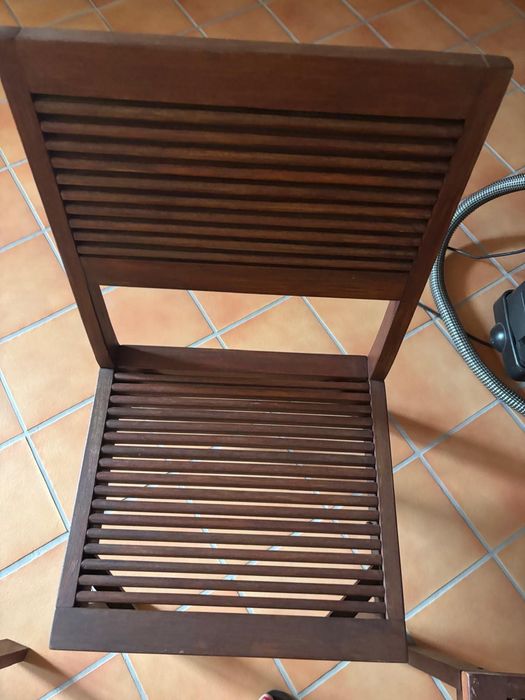 Conjunto de 4 cadeiras de jardim