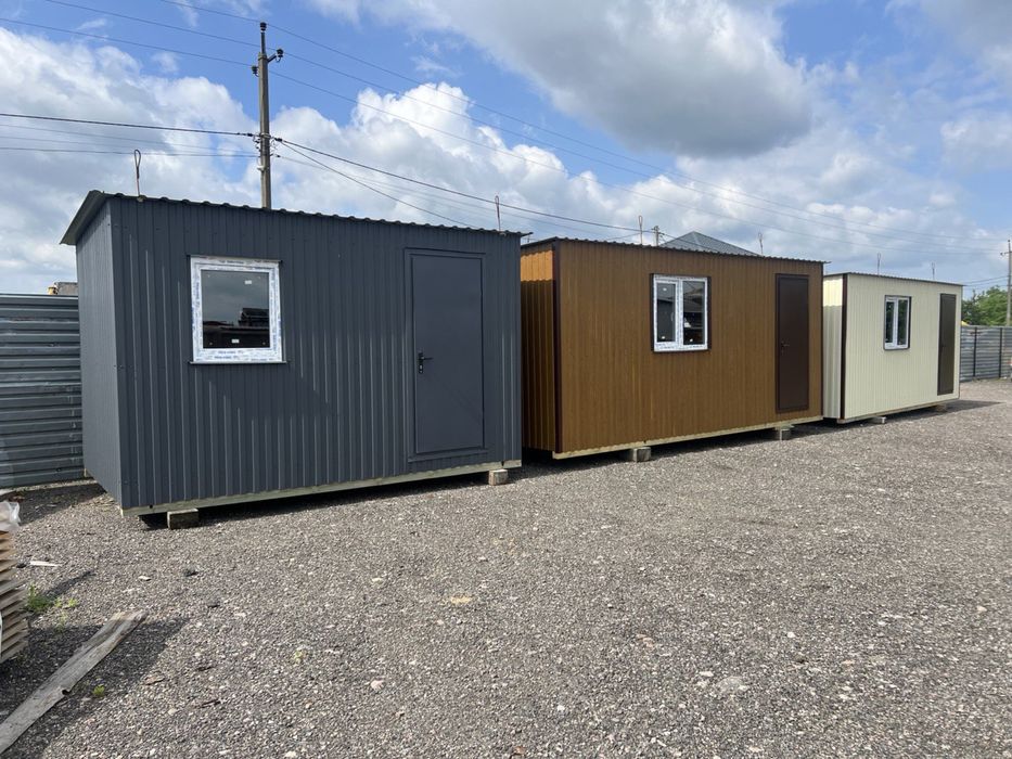 Модульні будинки, кіоск, будівельний вагончик, битовка, бытовка , маф