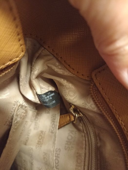 Torebka Michael Kors wanilia monogram 35x26x10