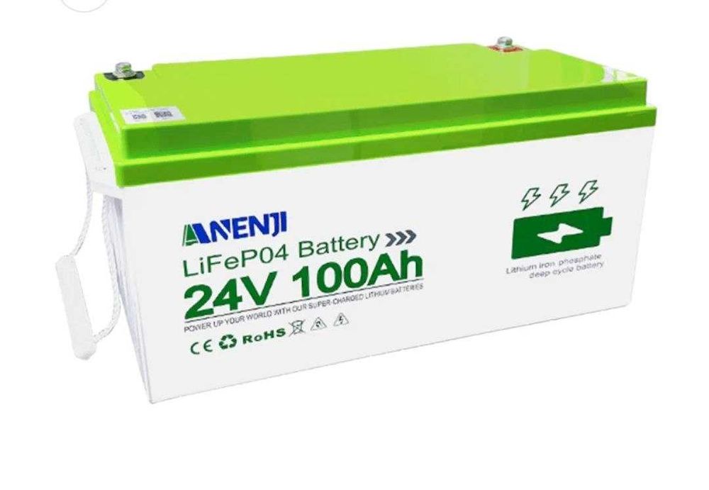 Гібридний інвертор Anenji 4200W24V + Акумулятор 24V100Ah LiFePo4 Anenji