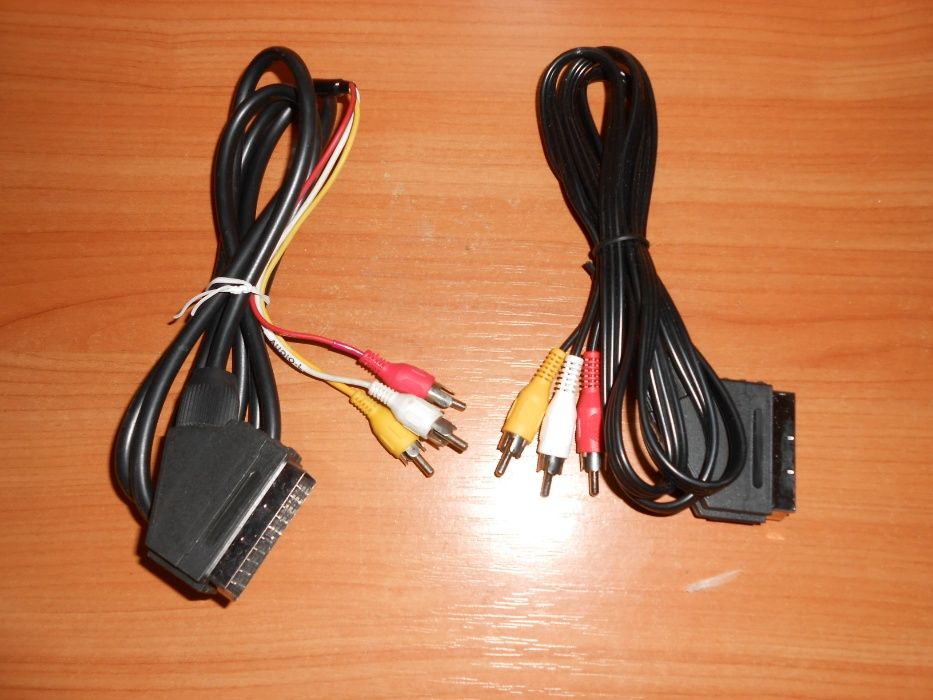 Кабель Scart на 3 RCA Тюльпаны S-Video AV Стерео Шнур Переходник Видео