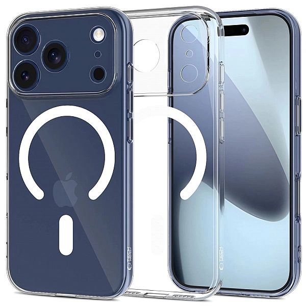 Etui Tech-Protect FlexAir MagSafe na iPhone 17 Pro Max - przezroczyste