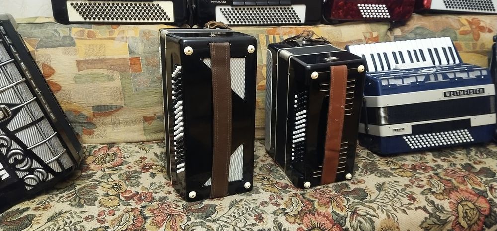 Зменшений баян на 80 басів Восток.