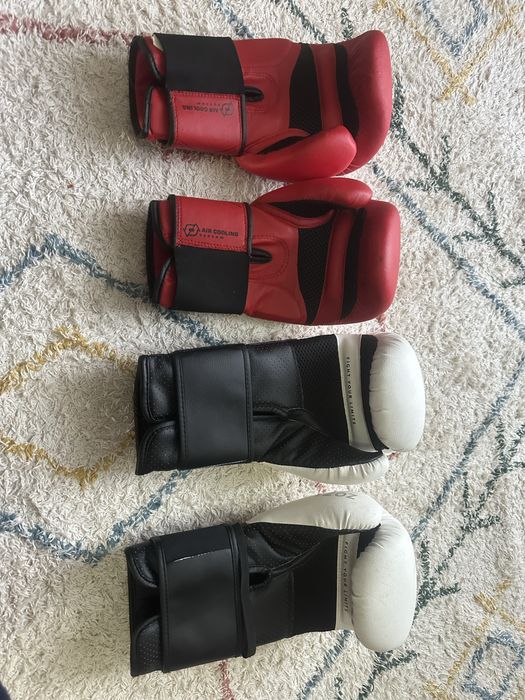 luvas de boxe dois pares