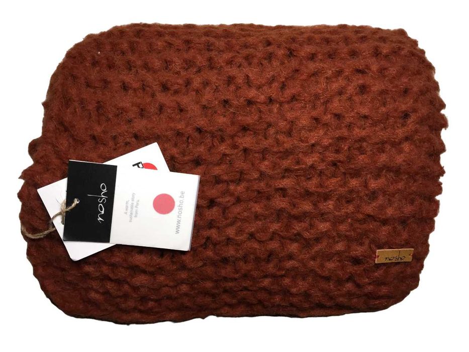 CC12 Szal Wełna Alpaki PERU Handmade Nosho 250cm