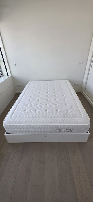 Colchão Moonia Royal Spring Premier + Estrado 135x190 cm – Novos, Nunca Utilizados