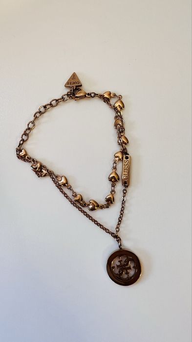 Pulseira dupla aço GUESS