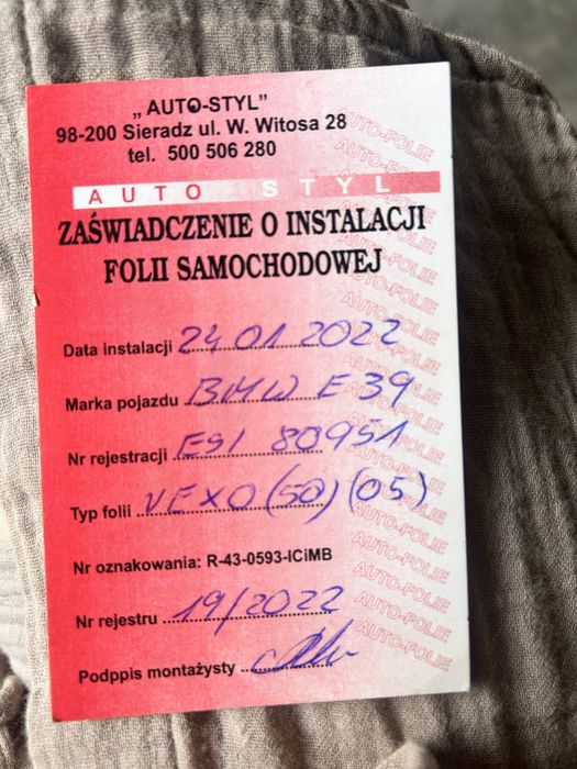 Sprzedam, BMW e39