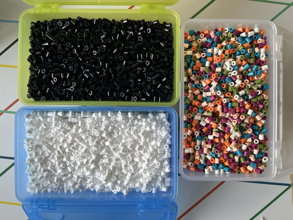 Koraliki do prasowania duzy zestaw Hama, Pysla