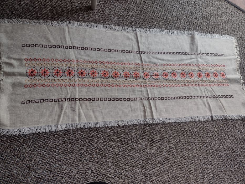 Obrus bieżnik na stół PRL 87×35