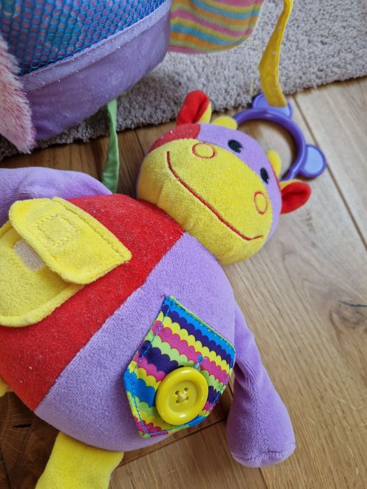 Zabawki pluszaki sensoryczne dla niemowlaka Kostka aktywizująca