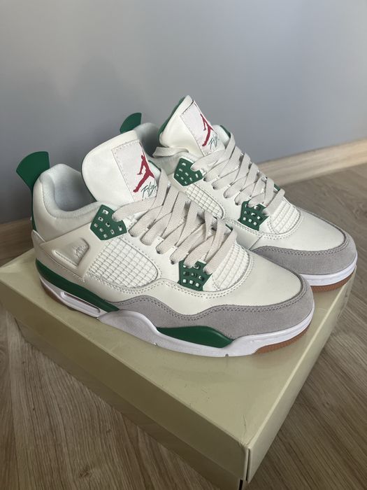 Nowe buty air Jordan 4 retro sb pine green