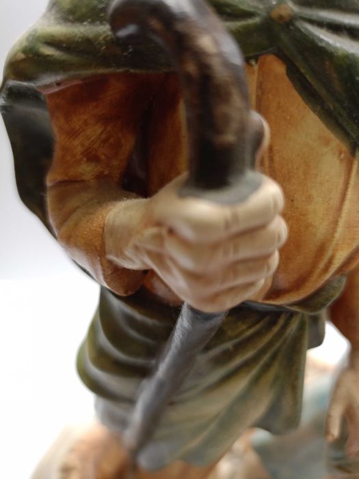Wielka figura Capodimonte Matka Boska parcelana-