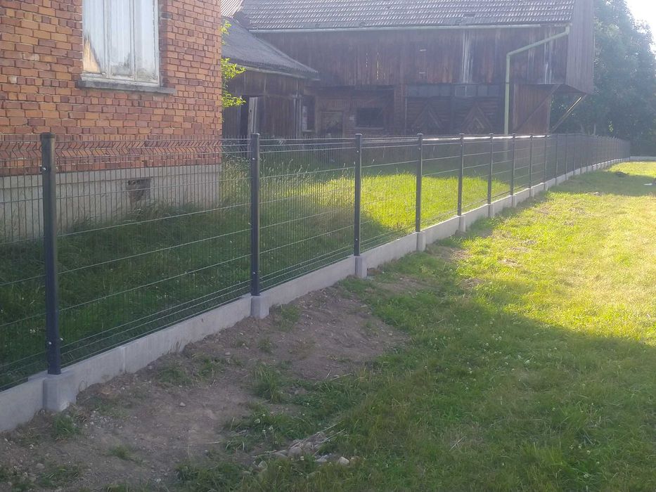 Kompletne Ogrodzenie Panelowe 153cm fi 4mm