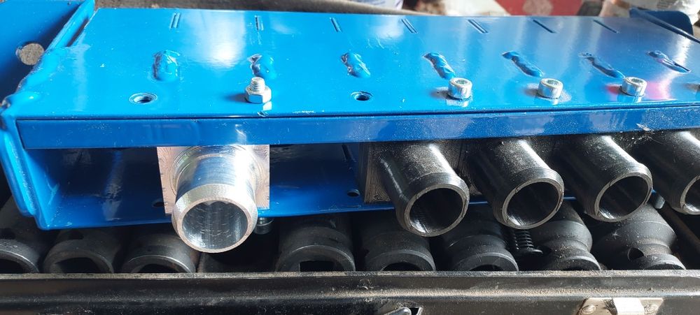 Króciec aluminiowy do siewnika poplonów Landstal