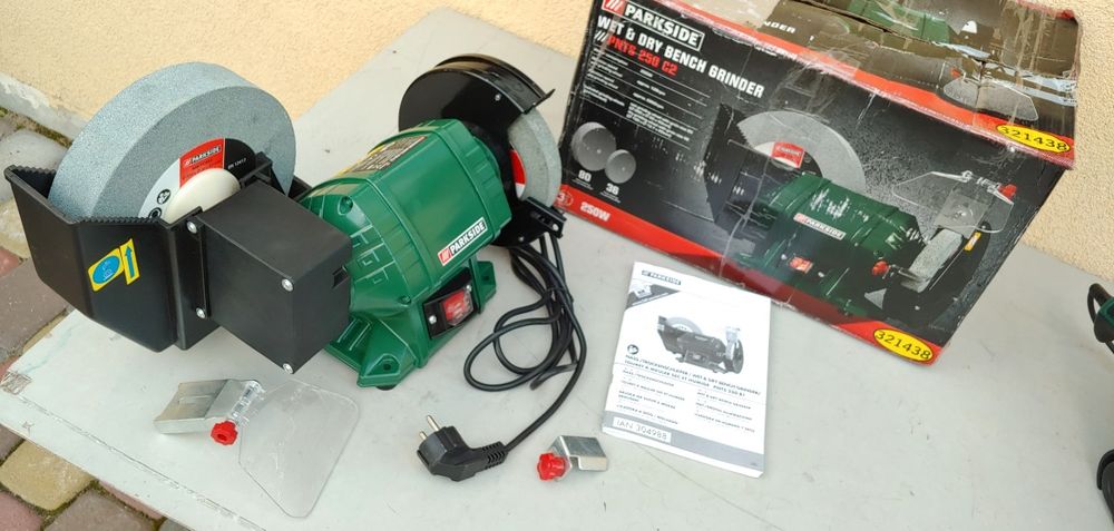 Точильный мокрый станок сГерман Parkside PNTS 250/нождак/точило/наждак