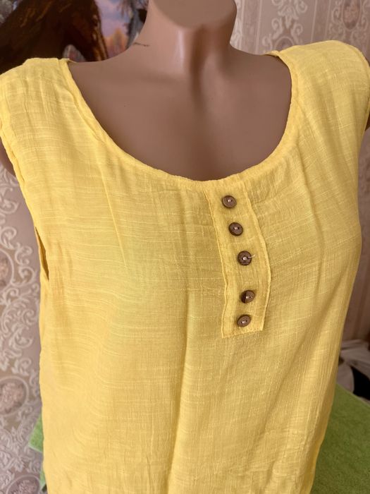 Нова легка літня жіноча сукня плаття сарафан 48-50 L-XL жатка