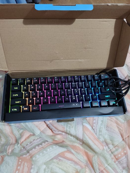 Teclado rgb novo