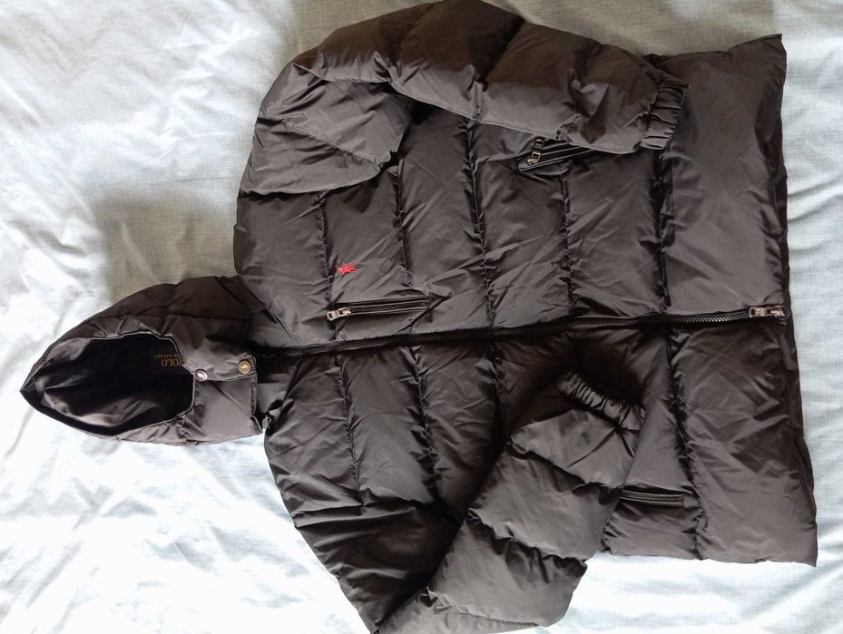 Kurtka puchowa męska Ralph Lauren - regular fit, czarna M przecena