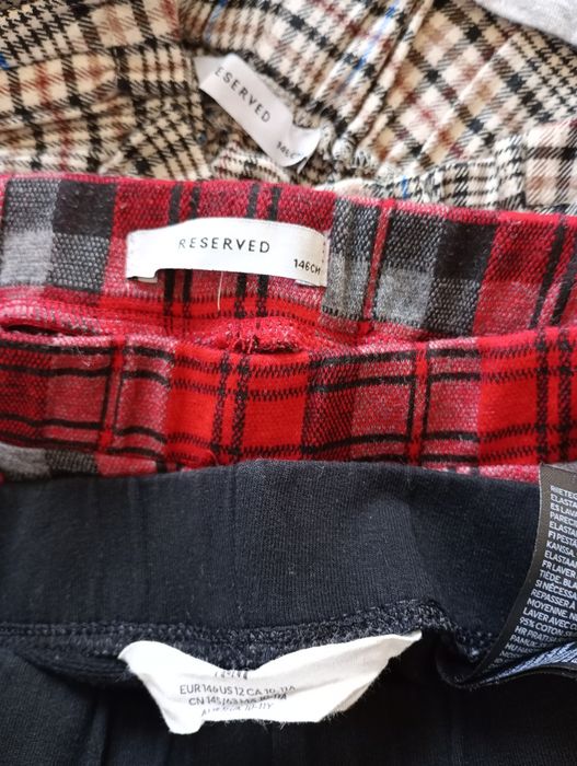 Spodnie i bluzka dla dziewczynki zestaw Reserved H&M 146-152