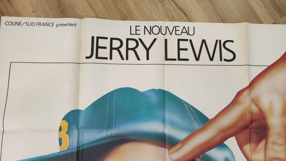 Jerry Lewis Poster Cinema Antigo T'ES FOU JERRY