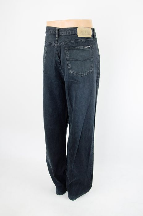 spodnie męskie wyjściowe granatowe c2 jeans rozmiar l