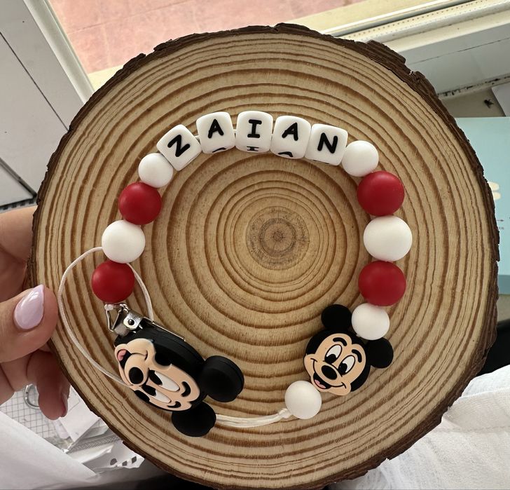 Porta chupetas personalizado